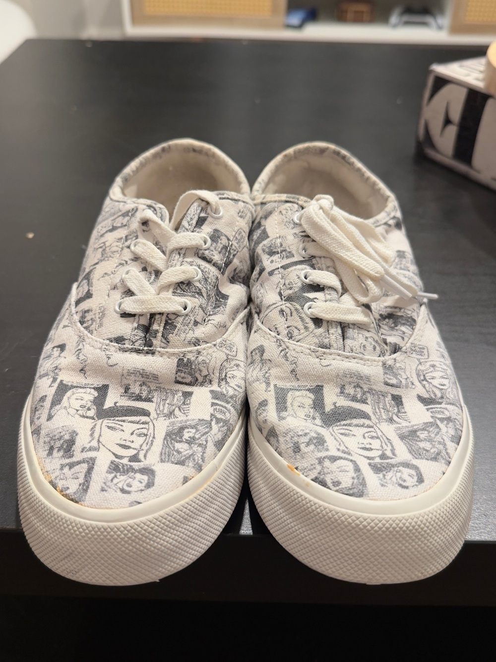 Reformation Women’s Size 10 Printed Canvas Low Top Sneakers Made in Brazil